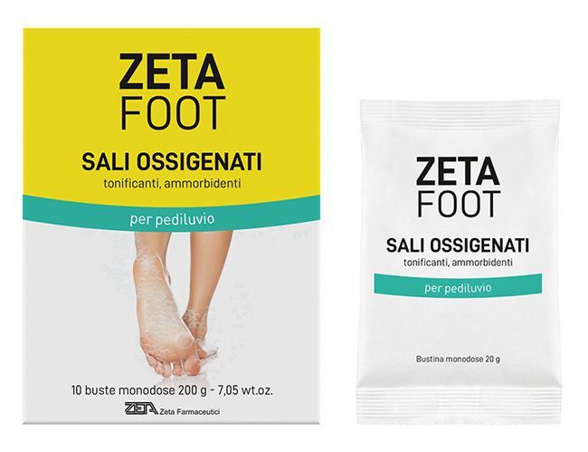 ZETAFOOT SALI OSSIGENATI 10X20 G - goldeneffe.it