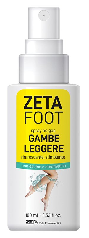 ZETAFOOT SPRAY NO GAS GAMBE LEGGERE 100 ML - goldeneffe.it