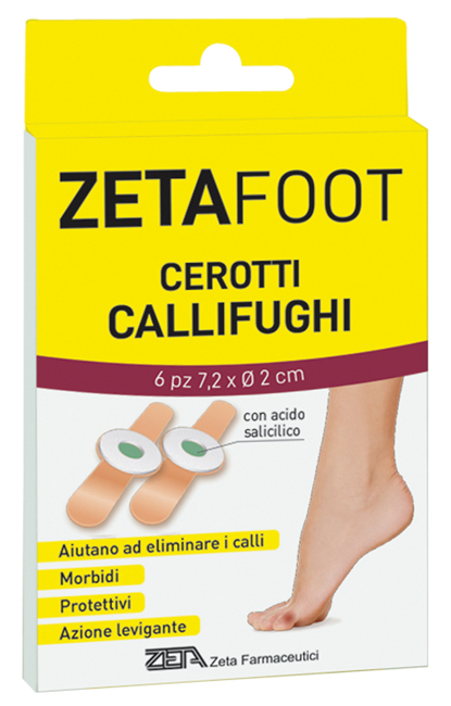 ZETAFOOT CEROTTO CALLIFUGO DISCHETTO CENTRALE 6 PEZZI - goldeneffe.it