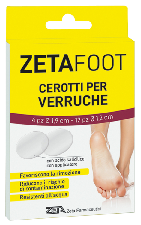 ZETAFOOT CEROTTO VERRUCHE ASSORTITO 16 PEZZI - goldeneffe.it