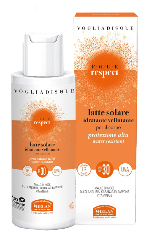 VOGLIADISOLE RESPECT LATTE SOLARE SPF30 150 ML - goldeneffe.it