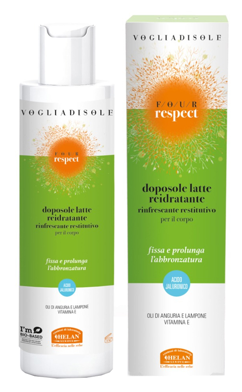 VOGLIADISOLE RESPECT LATTE SOL DOPOSOLE RESTITUTIVO CALMANTE 200 ML - goldeneffe.it