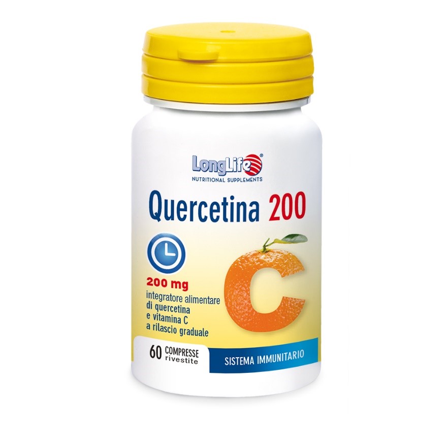 LONGLIFE QUERCETINA 200 60 COMPRESSE RIVESTITE - goldeneffe.it