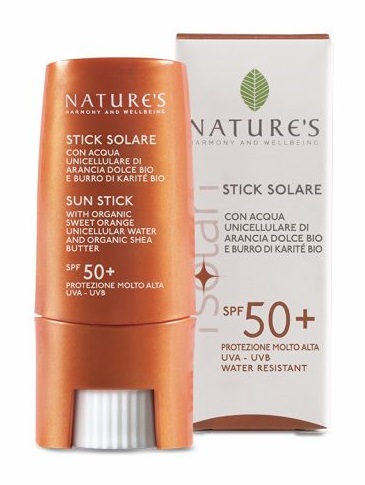 NATURE'S I SOLARI STICK SPF50+ NUOVA FORMULA 9 ML - goldeneffe.it