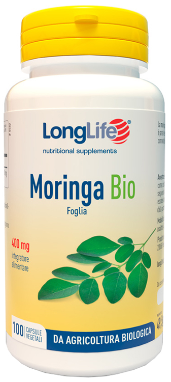 LONGLIFE MORINGA BIO 100 CAPSULE VEGETALI - goldeneffe.it