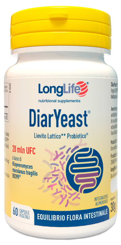 LONGLIFE DIARYEAST 60 CAPSULE VEGETALI - goldeneffe.it