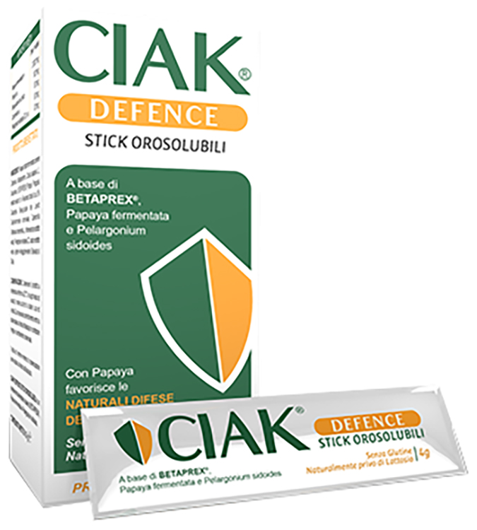 CIAK DEFENCE 15 STICK OROSOLUBILI - goldeneffe.it
