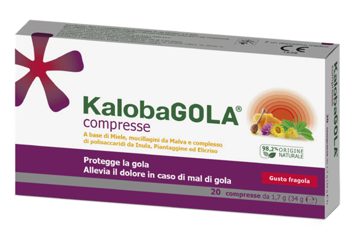 KALOBAGOLA 20 COMPRESSE FRAGOLA - goldeneffe.it
