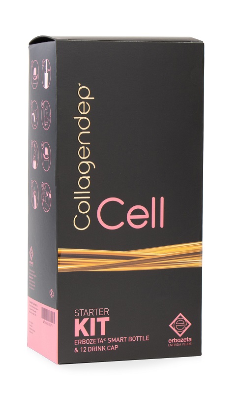 COLLAGENDEP CELL STARTER KIT 12 DRINK CAP + SMART BOTTLE - goldeneffe.it