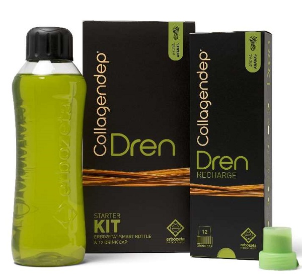 COLLAGENDEP DREN STARTER KIT 12 DRINK CAP + SMART BOTTLE - goldeneffe.it