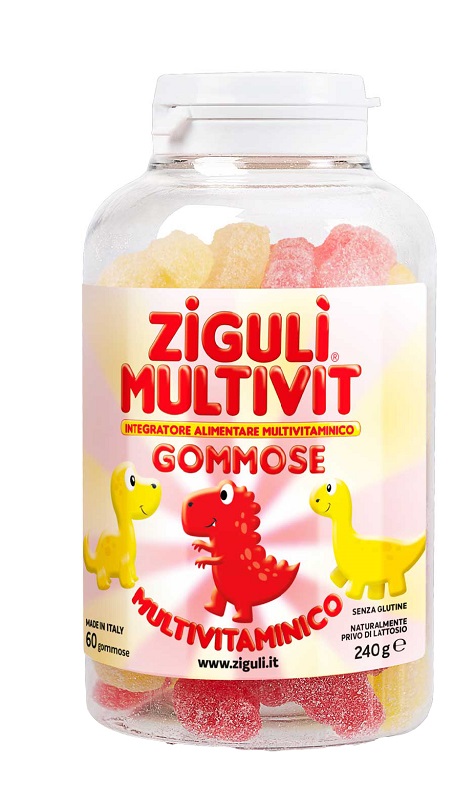 ZIGULI MULTIVIT FRAGOLA E BANANA 60 GOMMOSE - goldeneffe.it