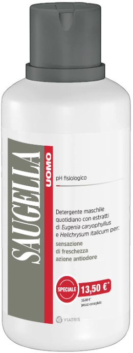 SAUGELLA UOMO DETERGENTE 500 ML TAGLIO PREZZO - goldeneffe.it