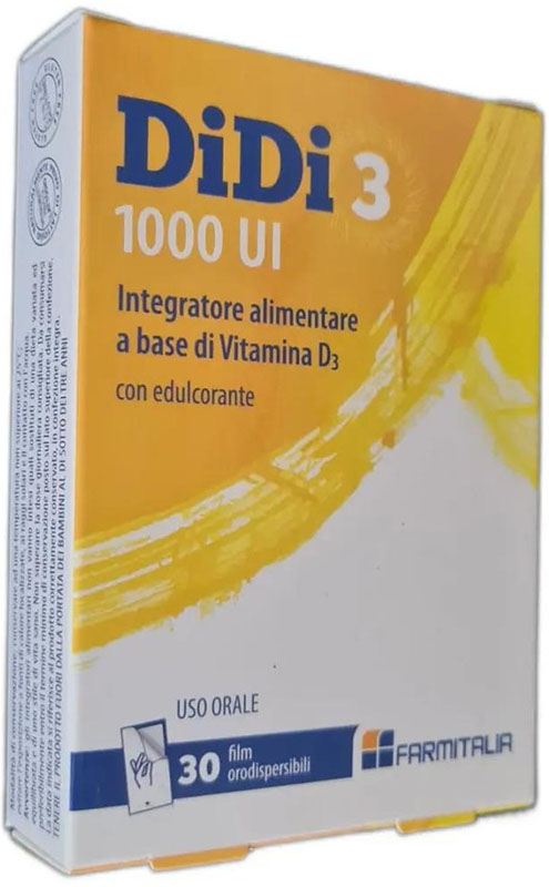 DIDI3 1000 UI 30 FILM ORODISPERSIBILI - goldeneffe.it