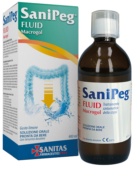 SANIPEG FLUID MACROGOL 480 ML - goldeneffe.it
