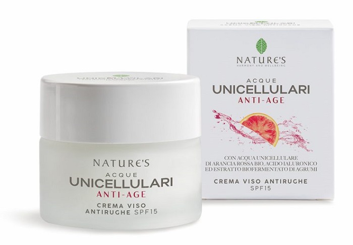NATURE'S ACQUE UNICELLULARI CREMA VISO ANTIRUGHE SPF15 50 ML - goldeneffe.it