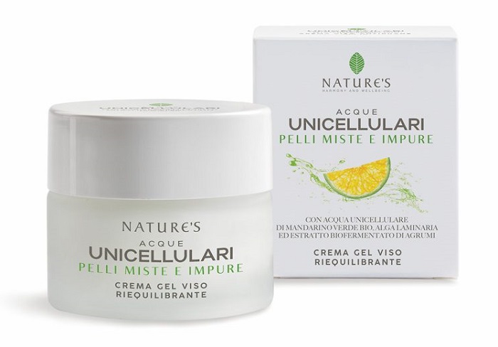 NATURE'S ACQUE UNICELLULARI CREMA GEL VISO RIEQUILIBRANTE 50 ML - goldeneffe.it