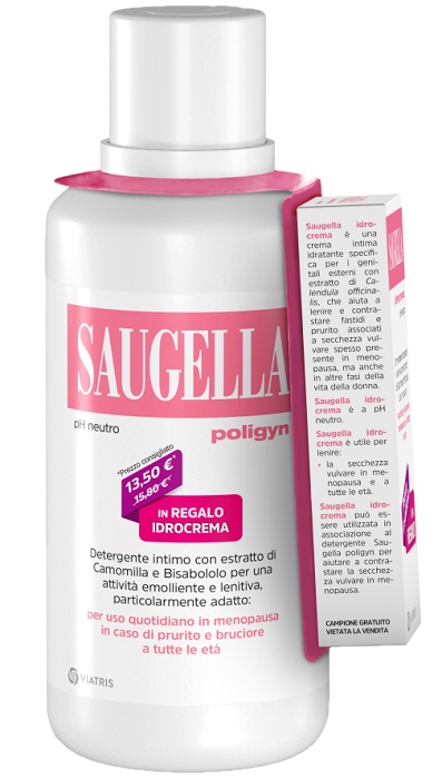 SAUGELLA POLIGYN 500ML + SAUGELLA IDROCREMA 10ML IN REGALO - goldeneffe.it