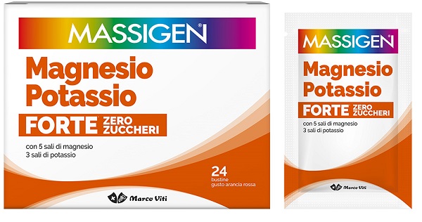 MAGNESIO POTASSIO FORTE ZERO ZUCCHERO 24 BUSTINE - goldeneffe.it