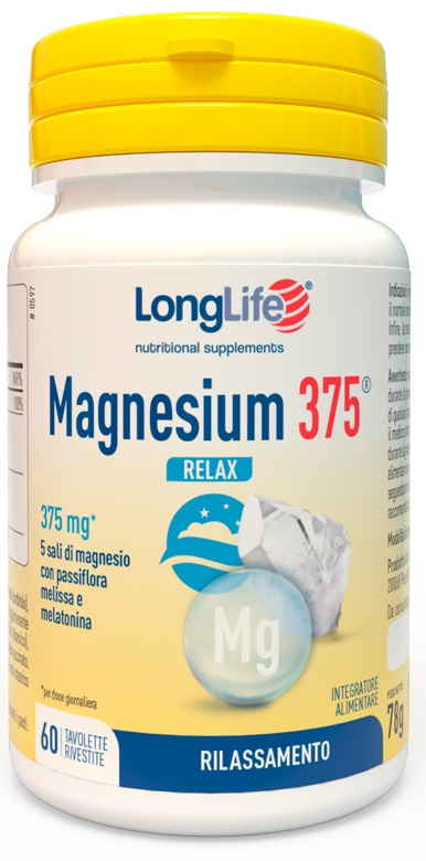 LONGLIFE MAGNESIUM 375 RELAX 60 TAVOLETTE - goldeneffe.it