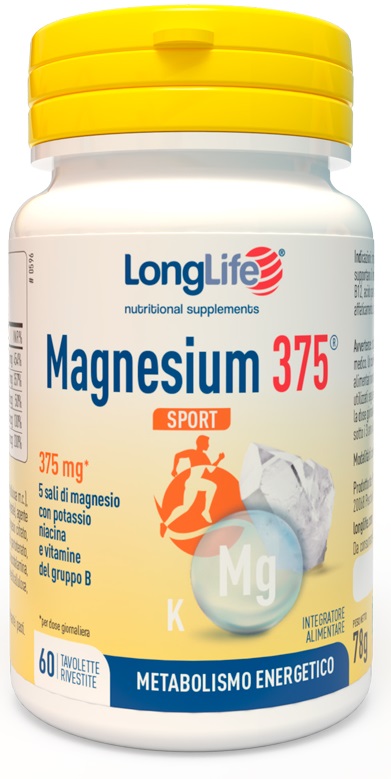 LONGLIFE MAGNESIUM 375 SPORT 60 TAVOLETTE - goldeneffe.it