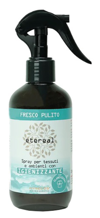 ETEREAL SPRAY PER TESSUTI E AMBIENTI IGIENIZZANTE FRESCO PULITO 250 ML - goldeneffe.it