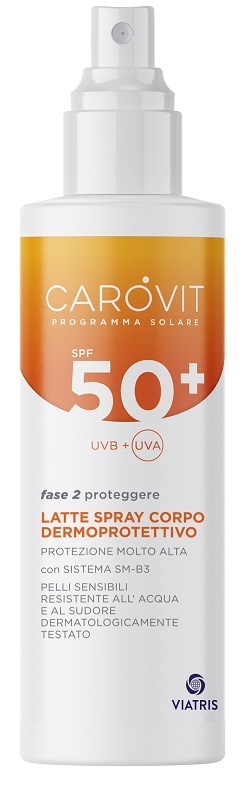 CAROVIT PROGRAMMA SOLARE LATTE CORPO SPF50+ 200 ML - goldeneffe.it