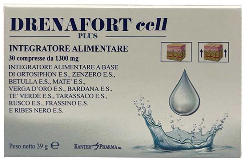 DRENAFORT CELL PLUS 30 COMPRESSE - goldeneffe.it