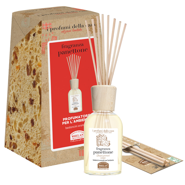 I PROFUMI DELLA CASA PANETTONE BASTONCINI AROMATICI 1 LITRO - goldeneffe.it