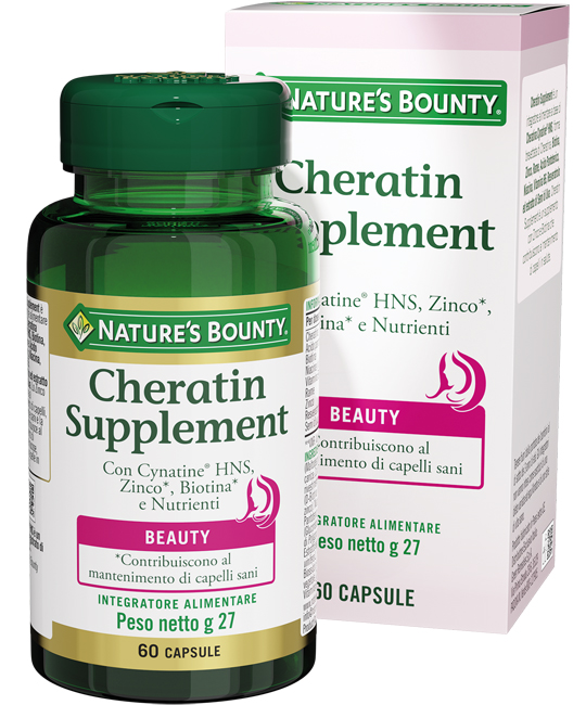 NATURE'S BOUNTY CHERATIN SUPPLEMENT 60 CAPSULE - goldeneffe.it