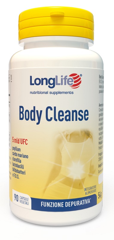 LONGLIFE BODY CLEANSE 90 CAPSULE - goldeneffe.it