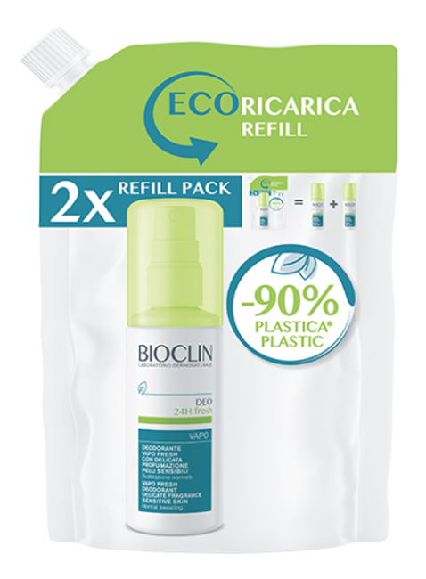 BIOCLIN DEO 24H FRESH VAPO RICARICA 200 ML - goldeneffe.it