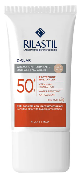 RILASTIL SUN SYSTEM D-CLAR LIGHT SPF50+ 40 ML - goldeneffe.it