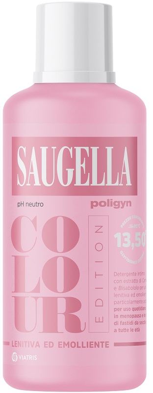 SAUGELLA POLIGYN COLOUR EDITION DETERGENTE INTIMO 500 ML - goldeneffe.it