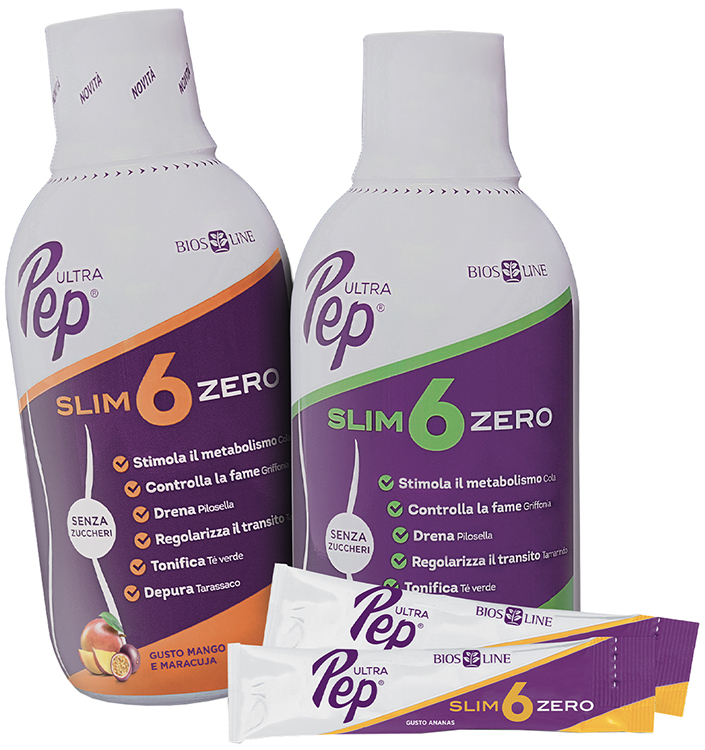 ULTRA PEP SLIM 6 ZERO ANANAS 500 ML BIOSLINE - goldeneffe.it