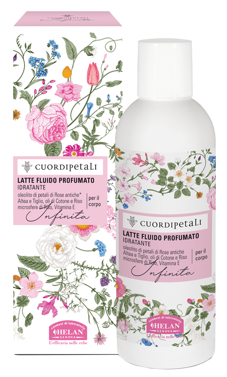 CUOR DI PETALI INFINITA LATTE FLUIDO PROFUMATO IDRATANTE 200 ML - goldeneffe.it