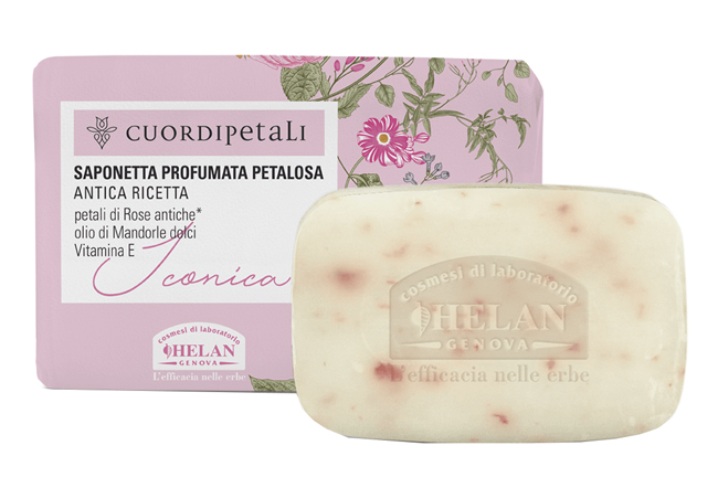 CUOR DI PETALI ICONICA SAPONETTA PROFUMATA PETALOSA 100 G - goldeneffe.it