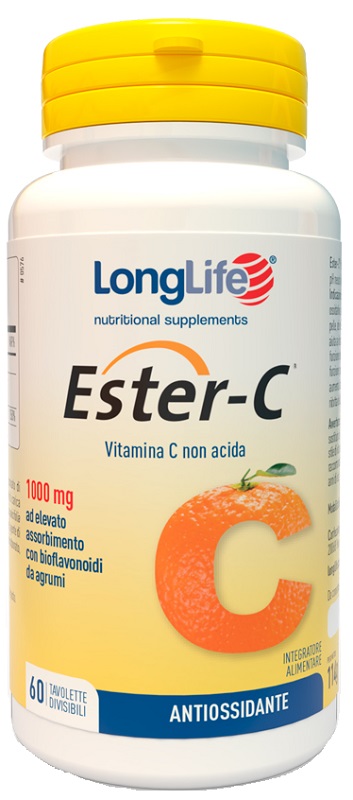 LONGLIFE ESTER C 1000MG 60 TAVOLETTE - goldeneffe.it