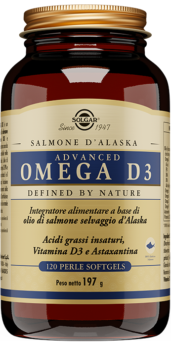 ADVANCED OMEGA D3 120 PERLE SOFTGEL - goldeneffe.it