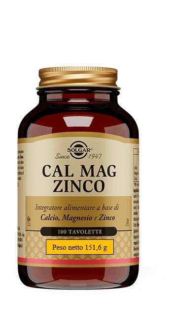 CAL MAG ZINCO 100 TAVOLETTE - goldeneffe.it