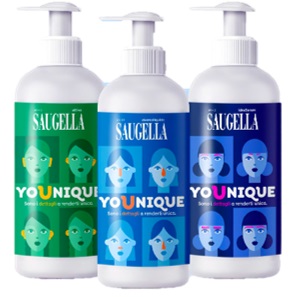 SAUGELLA YOUNIQUE BUNDLE 1 DERMOLIQUIDO 200 ML + 1 ATTIVA 200 ML + 1 IDRASERUM 200 ML - goldeneffe.it