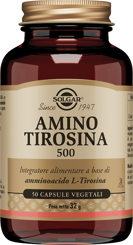 AMINO TIROSINA 500 50 CAPSULE VEGETALI - goldeneffe.it