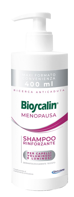 BIOSCALIN MENOPAUSA SHAMPOO RINFORZANTE 400 ML - goldeneffe.it