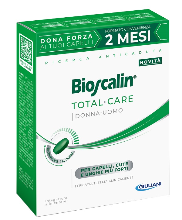 BIOSCALIN TOTAL CARE 60 COMPRESSE - goldeneffe.it