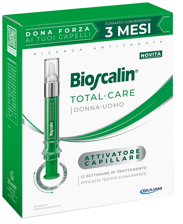 BIOSCALIN TOTAL CARE ATTIVATORE CAPILLARE 2 APPLICATORI MULTIDOSE X 10 ML - goldeneffe.it