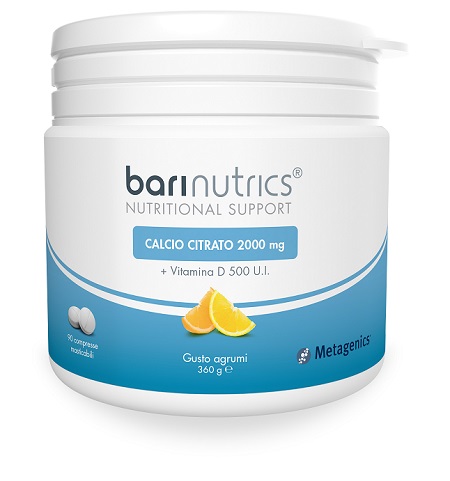 BARINUTRICS CALCIO CITRATO ARANCIA LIMONE ITA 90 COMPRESSE - goldeneffe.it