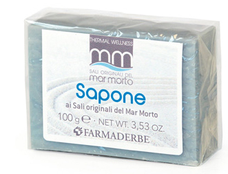 SALI ORIGINALI DEL MAR MORTO SAPONE 100 G - goldeneffe.it
