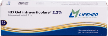 SIRINGA INTRA-ARTICOLARE KD GEL 2,2% ACIDO IALURONICO 2 ML - goldeneffe.it