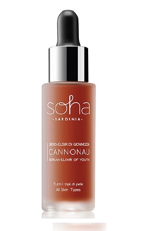SOHA SIERO ELISIR DI GIOVINEZZA CANNONAU TUTTI I TIPI DI PELLE 30 ML - goldeneffe.it