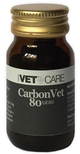 VETCARE CARBONVET 80 COMPRESSE 500 MG - goldeneffe.it