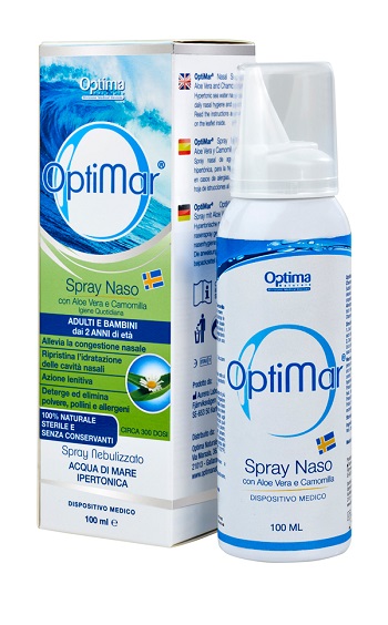 OPTIMAR SPRAY NASO ALOE CAMOMILLA 100 ML - goldeneffe.it